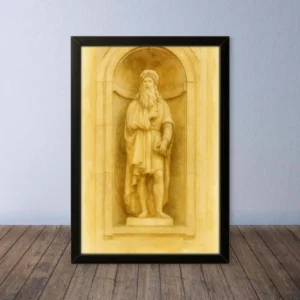 Cornice Quadro Disegno Acquarello su Firenze – Arte [S0] 089